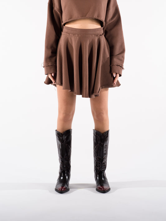 Mini Skirt Brown