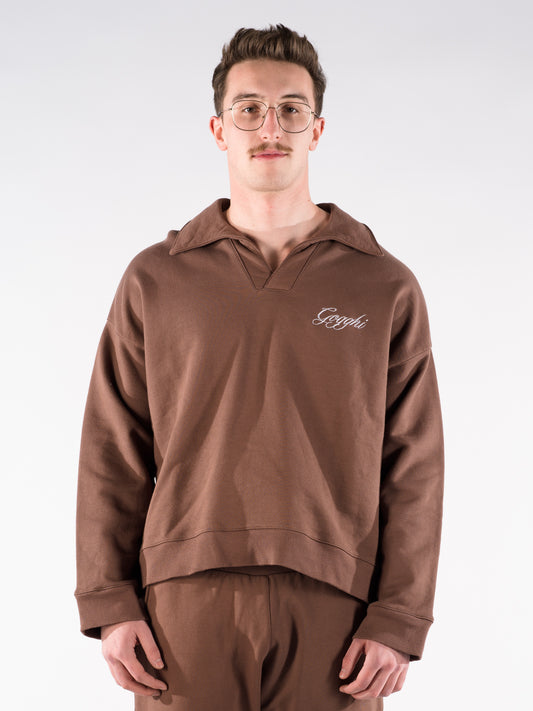 Polo Sweat Brown