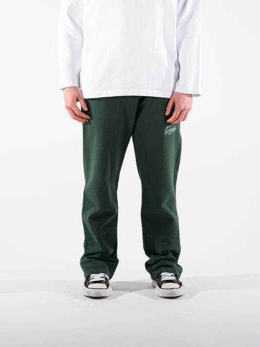 Straight Leg Sweatpants Green