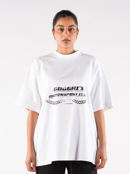 Motorsport Club T-Shirt White